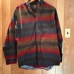 Woolrich Original Outdoor Clothing Company Mens M Multicolor Button Up Shirt